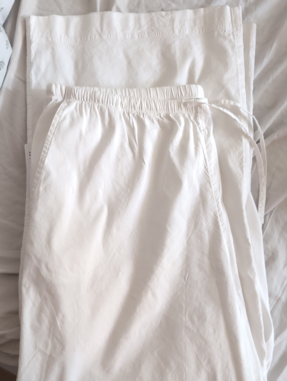 Athleta White Paradise Wide Leg Pant